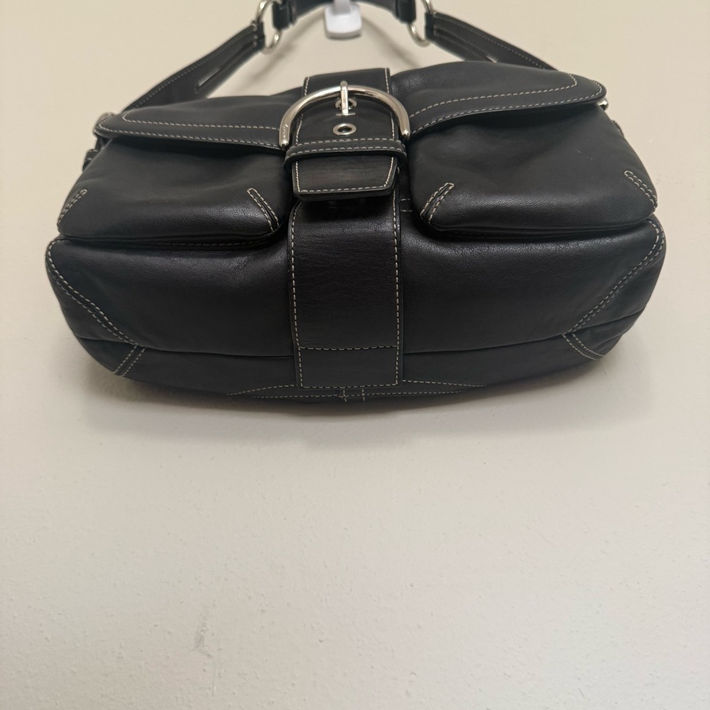 Coach Black Shoulder Soho Black Multi Pocket Bag - Picture 4 of 9
